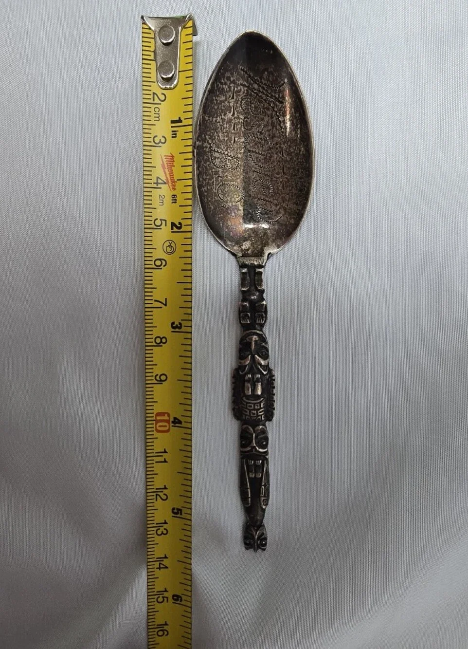 Vintage Sterling Silver British Columbia Totem Pole Souvenir Spoon